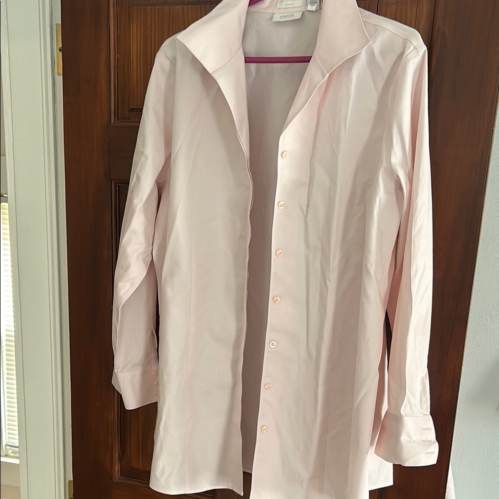 Light Pink Button-Up Shirt